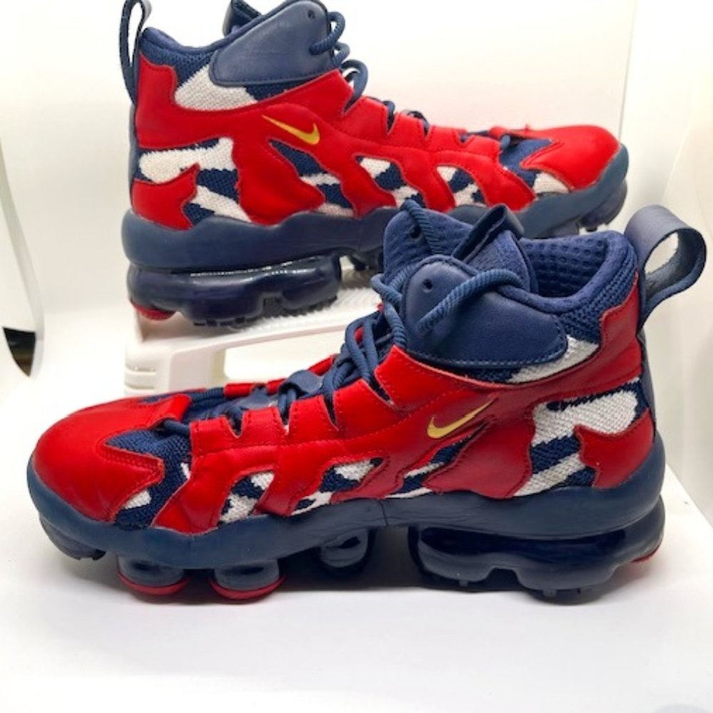 Nike Vapormax Gliese USA Midnight Navy Metallic Gold AO2445 400 Men's Size 8.5